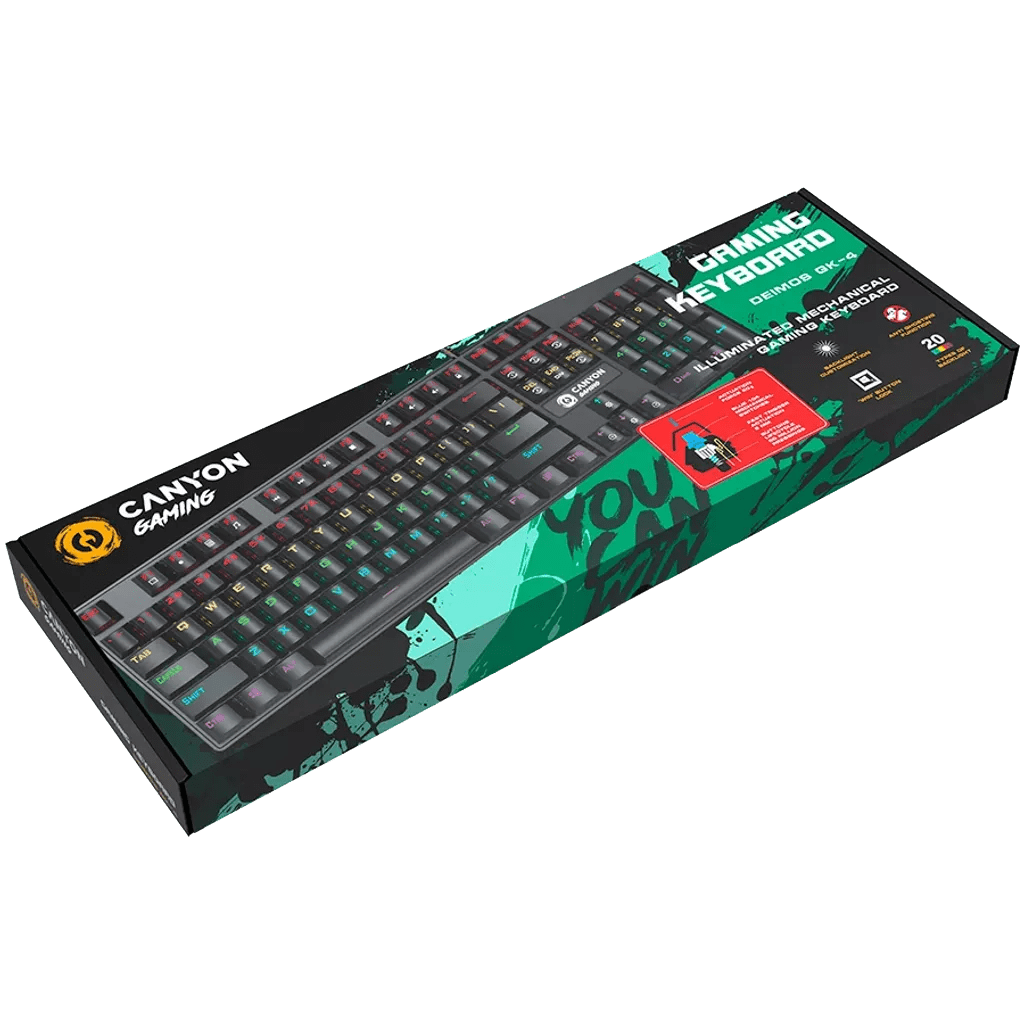 CLAVIER MECANIQUE GAMING CANYON DEIMOS GK-4